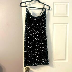 Mission Supply Company black and white polka dot dress